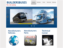 Tablet Screenshot of buildersbuses.net